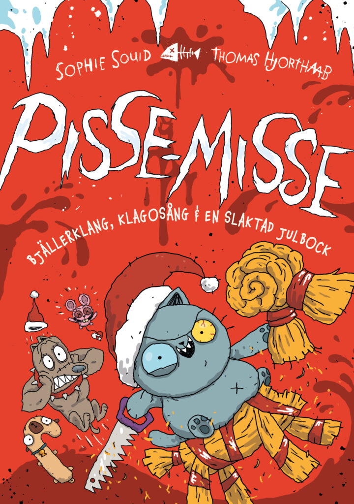Omslag Pisse-Misse- Bjällerklang, klagosång och en slaktad julbock